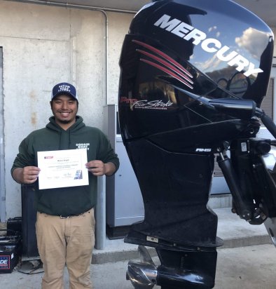 First Group of LRCC Students Complete Newly Launched Mercury Outboard Certificate