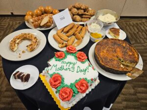 Baking entries for a student competing in Skills USA