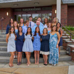 2026 nursing students on front steps of Turner Building