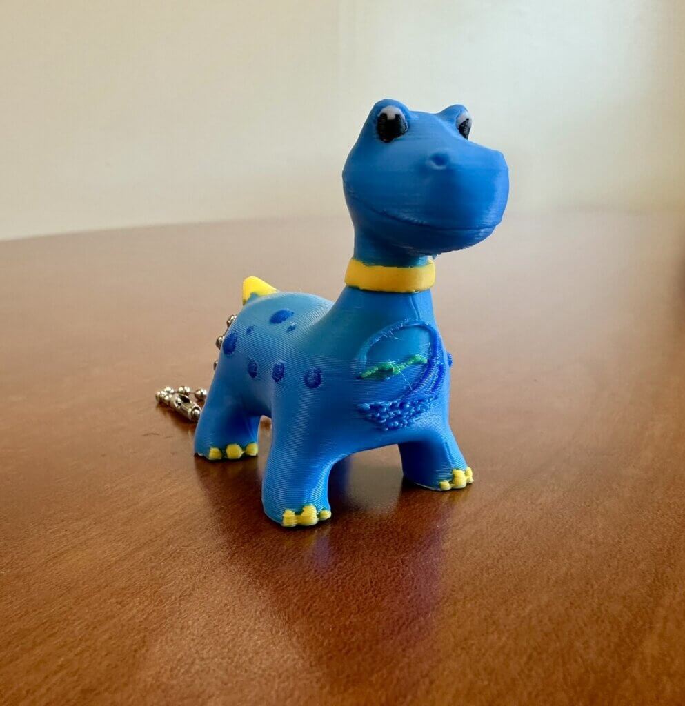 3D print of LRCC mascot