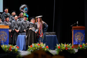 Presentation of award to Anna D'Amato