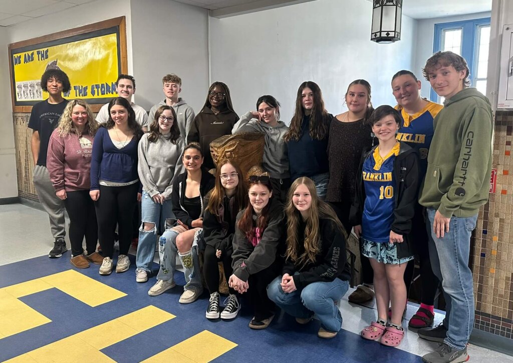 Group of FHS students with their instructor