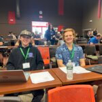 students at orientation