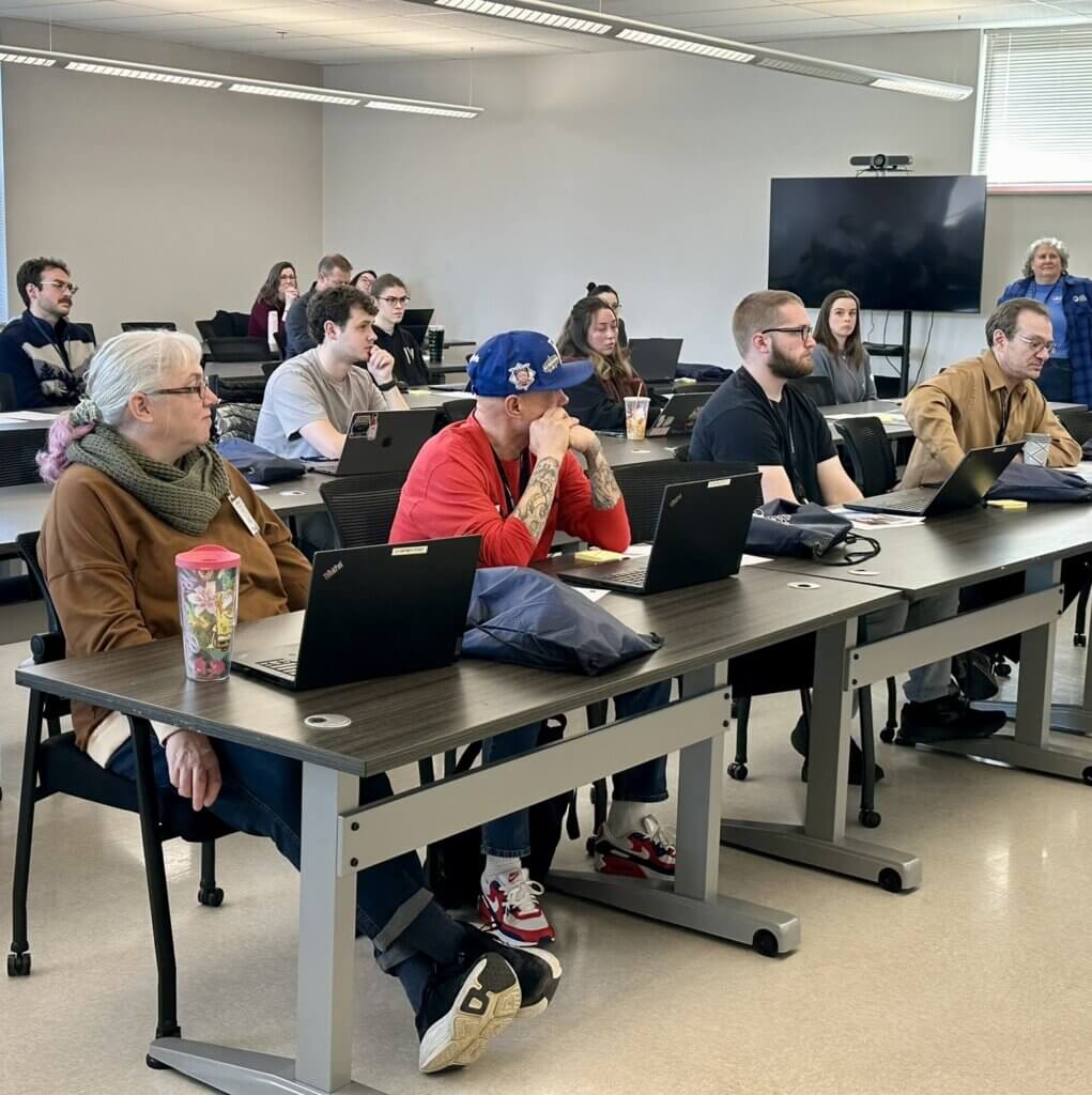 Spring orientation students